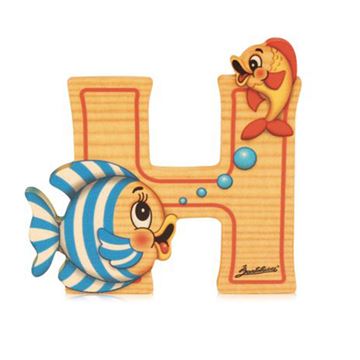 Picture of MEDIUM LETTER H FISH